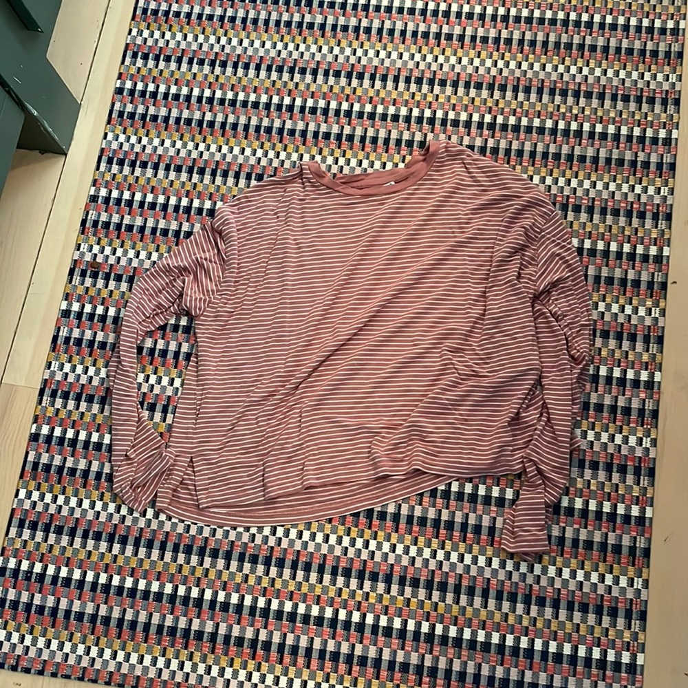 Rachel and Zoe dusty pink crop top